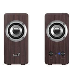 Genius SP-HF400 2.0 10W 3.5mm računalni zvučnici (31730058404) tamno drvo