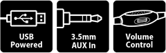 Genius SP-HF180 (31730029404) 2.0 6W, 3.5 mm priključak/USB drveni, zvučnici
