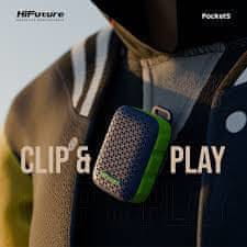 HiFuture POCKET S mini lagani prijenosni Bluetooth zvučnik 5 W IPX7 vodootporni crni