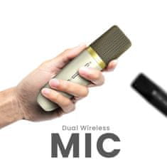 HiFuture VOCALIST 100 prijenosni karaoke zvučnik s mikrofonom i RGB osvjetljenjem