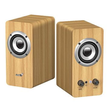 Genius SP-HF400 2.0 10W 3.5mm računalni zvučnici (31730058401) borovina