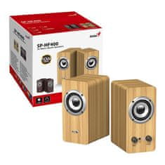 Genius SP-HF400 2.0 10W 3.5mm računalni zvučnici (31730058401) borovina