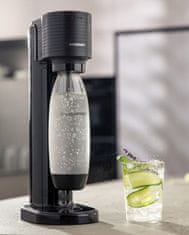 SodaStream Gaia QC (1017911770) crna + 1x 1L boca za višekratnu upotrebu bez BPA