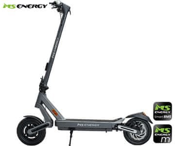 MS ENERGY Mentor 500 električni romobil, 500W motor, do 35km, 374Wh, tamno siv (MS-ENERGY-ES-MENTOR-500-GR)