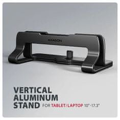 AXAGON AXAGON STND-VB vertikalni stalak za laptope i tablete crni do 17"