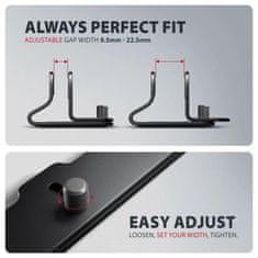 AXAGON AXAGON STND-VB vertikalni stalak za laptope i tablete crni do 17"