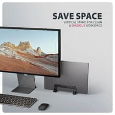 AXAGON AXAGON STND-VB vertikalni stalak za laptope i tablete crni do 17"