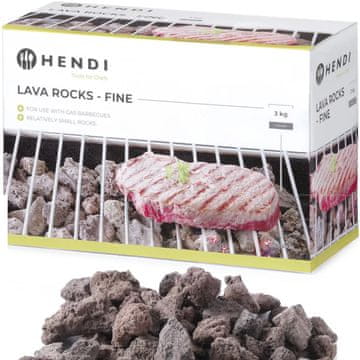 Hendi LAVA KAMEN ZA PLINSKI ROŠTILJ 3 KG PRIBOR ZA ROŠTILJ