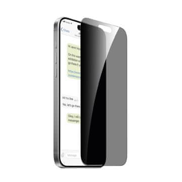 Puro Kaljeno staklo za iPhone 16 Pro Zaštita privatnosti Kaljeno staklo