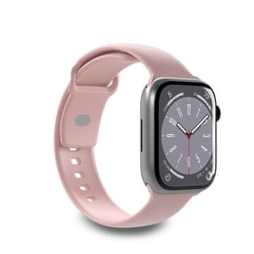 Puro Silikonski remen za Apple Watch 38 40 41 mm Icon roza - 2 kom.