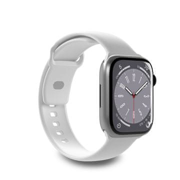 Puro Silikonski remen za Apple Watch 42 44 45 49 mm Icon bijeli - 2 kom.