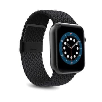 Puro Najlonski remen za Apple Watch 42 44 45 49 mm s petljom - crni