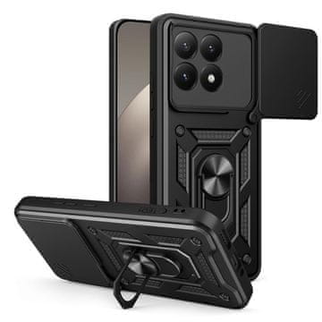 Tech-protect Futrola s poklopcem objektiva i postoljem za Xiaomi 15T CamShield Pro - crna
