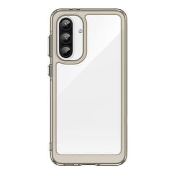 HURTEL Futrola Outer Space s fleksibilnim okvirom za Samsung Galaxy A36 - prozirno crna