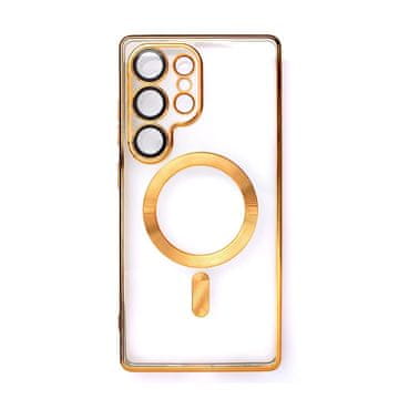 HURTEL Elektroplatirana futrola za iPhone 16e s MagSafeom - zlatna
