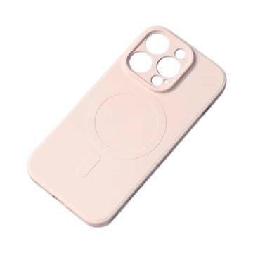 HURTEL Zaštitna stražnja maskica za Samsung Galaxy A36 5G MagSafe silikonska maskica - roza