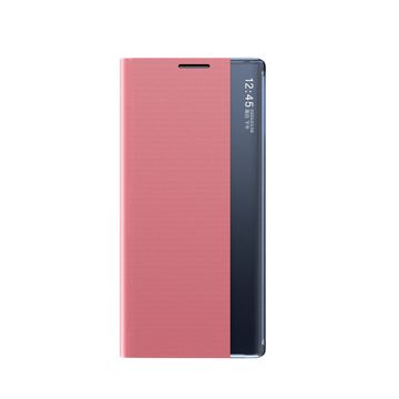 HURTEL Nova maskica za Samsung Galaxy S25 s preklopom i postoljem - roza
