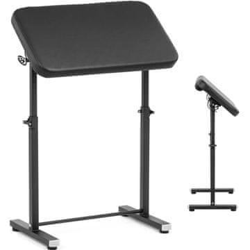 Naslon za ruke za tetoviranje s podesivom visinom, nagibni 71 x 40 x 67-109 cm