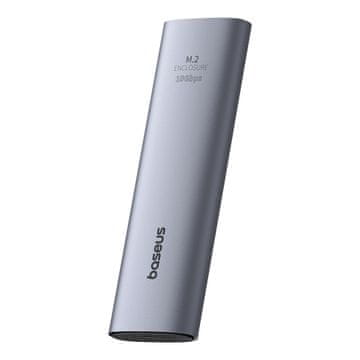 BASEUS FlyJoy M.2 NVMe 10Gb/s UASP TRIM SSD Caddy do 8TB - sivi