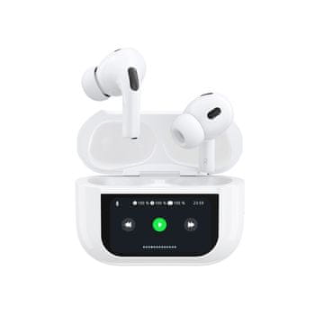 DUDAO U19 TWS bežične Bluetooth 5.3 slušalice s LED zaslonom - bijele