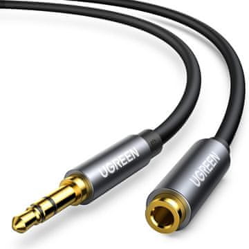 Ugreen Produžni audio kabel mini jack 3,5 mm 5 m - srebrni