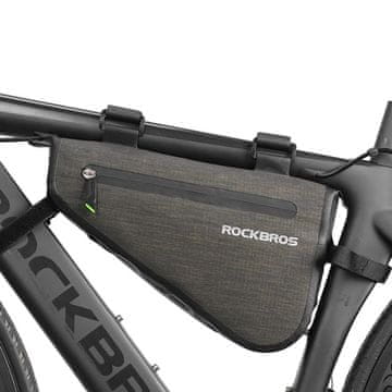 ROCKBROS Torba za bicikl koja se montira na okvir 5l AS-017 - tamnozelena