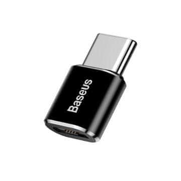 BASEUS Adapter Mini Micro USB na USB-C adapter - crni