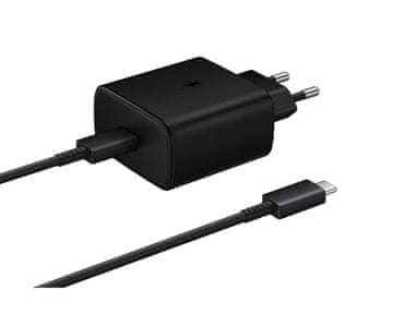 Samsung EP-TA845EWE zidni punjač s USB-C kabelom 45W 1,8 m - crni