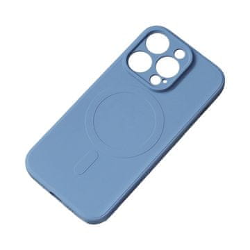 HURTEL Silikonska maskica MagSafe za Samsung Galaxy S25 Edge - plava