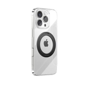 Joyroom MagSafe futrola za iPhone 16 Pro Max s 360° postoljem - crna