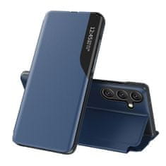 HURTEL Elegantna maskica za Samsung Galaxy S25 Edge s preklopom i postoljem - plava