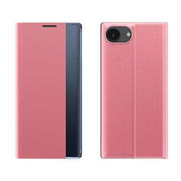 HURTEL Nova futrola za spavanje s preklopnim postoljem za iPhone 16e - ružičasta