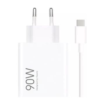 Xiaomi HyperCharge Combo USB-A 6.1A 90W zidni punjač s USB-C kabelom - bijeli