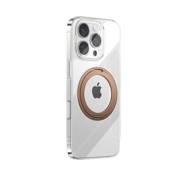 Joyroom MagSafe futrola za iPhone 16 Pro s 360° postoljem - zlatna