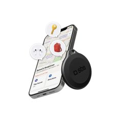 SBS Apple Find My Track My Circle vodootporni lokator kompatibilan s IP65 - crni