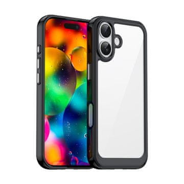 HURTEL Futrola Outer Space za iPhone 17 - crna, prozirna