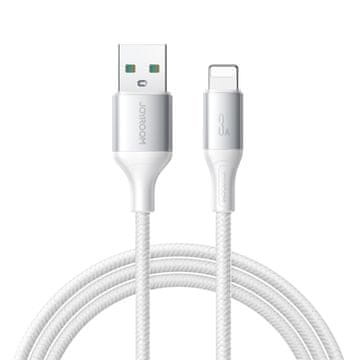 Joyroom S-A28 Pleteni kabel USB-A - Lightning 3A 1m - Bijeli