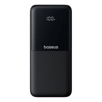 BASEUS Powerbank 10000mAh 22.5W sa zaslonom, USB-C kabelima, iPhone Lightning Lipow - crna