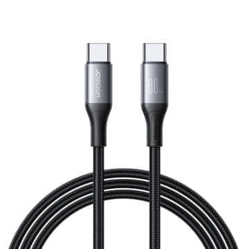 Joyroom S-A28 Pleteni USB-C kabel 60W 2m - Crni