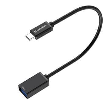 WOZINSKY USB-C (muški) - USB-A (ženski) OTG adapter - crni