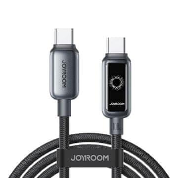 Joyroom USB-C 100W 1,2m pleteni kabel - crni