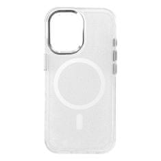HURTEL Glitter maskica MagSafe za Samsung Galaxy A16 5G - bijela