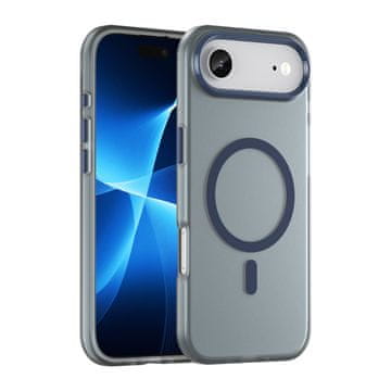 HURTEL Magnetna abrazivna maskica MagSafe za iPhone 17 Air - mat plava