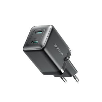 Joyroom 2x USB-C EU 45W zidni punjač - crni