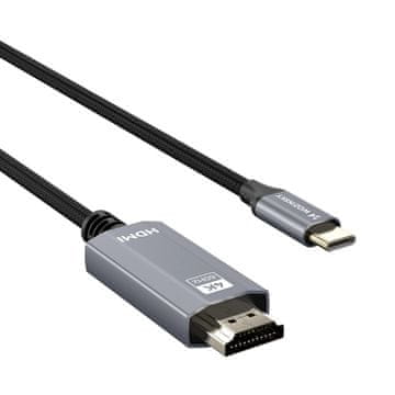 WOZINSKY USB-C - HDMI 4K 60Hz kabel od 1,8 m - crni