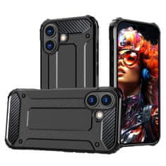 HURTEL Hibridna Armor maska za iPhone 17 - crna