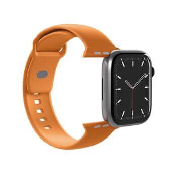 Puro Silikonski remen za Apple Watch 44/45/46/49mm Icon - narančasti