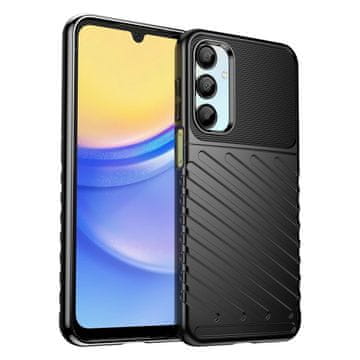 HURTEL Silikonska oklopna maska za Samsung Galaxy A56/A36 Thunder Case - crna