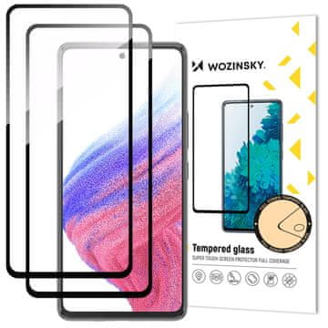 WOZINSKY Kaljeno staklo za Samsung Galaxy A54 5G 9H s okvirom Full Glue Tempered Glass - 2 kom.