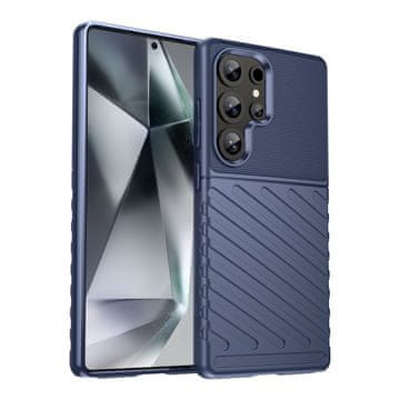 HURTEL Silikonska oklopna maska za Samsung Galaxy S25 Ultra Thunder - plava